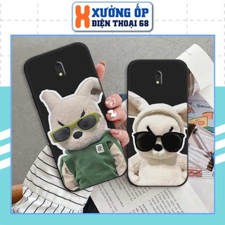 Ốp lưng TPU Xiaomi Redmi 8A / Redmi8A thỏ trắng đeo kính cực ngầu, ốp silicon TPU dẻo rẻ đẹp
