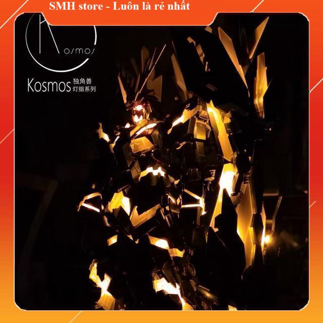 Bộ đèn Led kosmos cao cấp cho pg unicorn , banshee, phenex tỷ lệ 1/60. tặng kèm led cánh, khiên tùy theo phiên bản  )