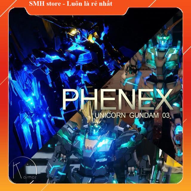 Bộ đèn Led kosmos cao cấp cho pg unicorn , banshee, phenex tỷ lệ 1/60. tặng kèm led cánh, khiên tùy theo phiên bản  )