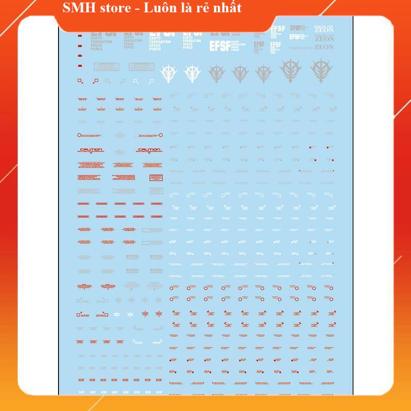 Decal nước cho mô hình MG 1/100 -  19310