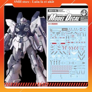 Decal nước cho mô hình mg 1/100 sinanju stein - 19217