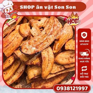 Chuối mè sấy giòn, chuối sấy mè gừng tẩm đường - Son Son