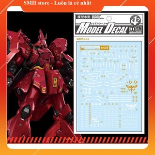 Decal nước cho mô hình rg 1/144 msn-04s sazabi - 19208