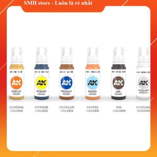 [SALE - XẢ KHO] AK 11021 - AK 11040 Sơn mô hình 02 AK model Interactive