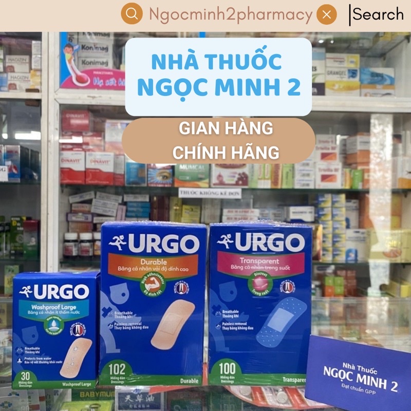 URGO Ít thắm nước, độ dính cao