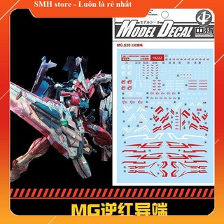 Decal nước cho mô hình mg 1/100 mg 1/100 turn - 19222