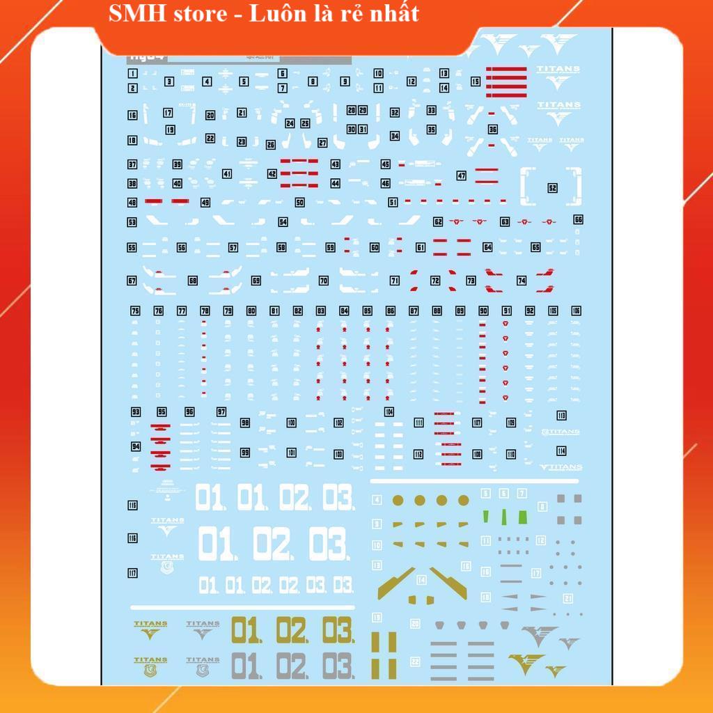 Decal nước cho mô hình RG 1/144 MK2  -  19212