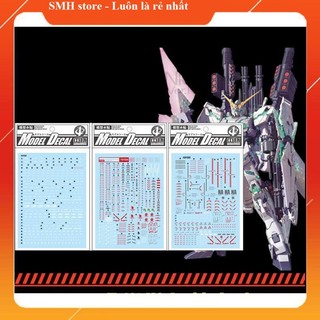 Decal nước cho mô hình mg 1/100 mg unicorn full amor - 19193 , 19394 , 19195