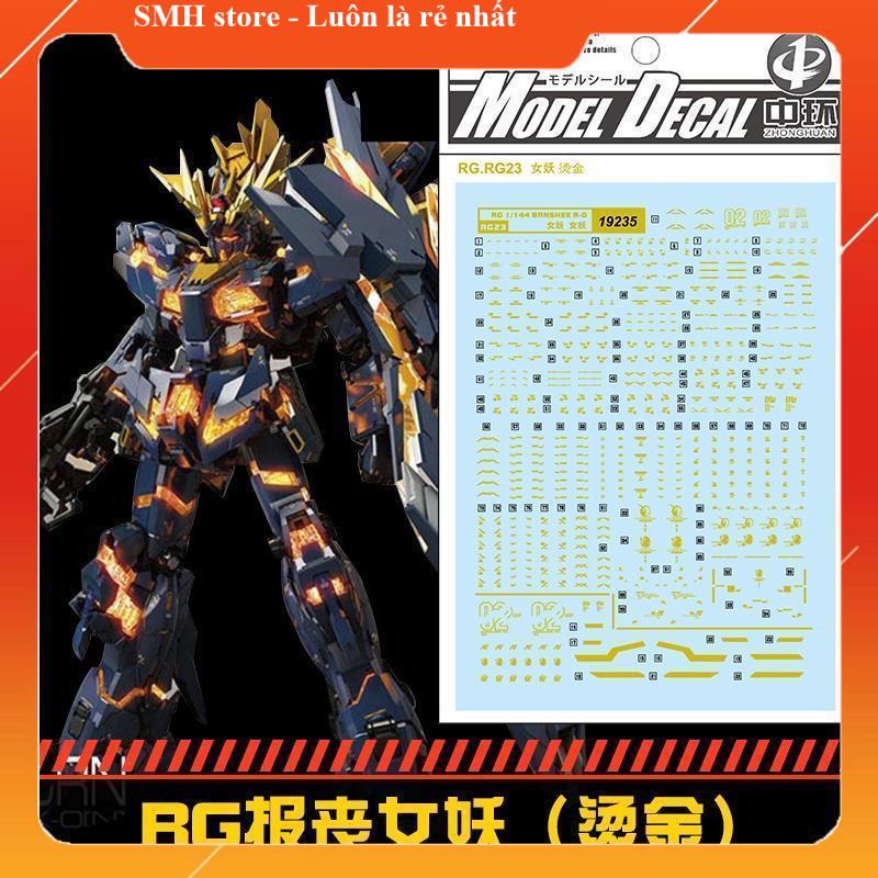 Decal nước cho mô hình RG 1/144 - 19235