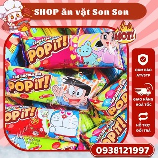 Kẹo socola sữa viên sắc màu Pop it Doraemon - Son Son