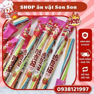 Kẹo dẻo xoắn cầu vồng bông đường hương trái cây - Son Son