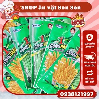 Tăm cay xanh, snack 1 cọng hành Aluowa - Son Son