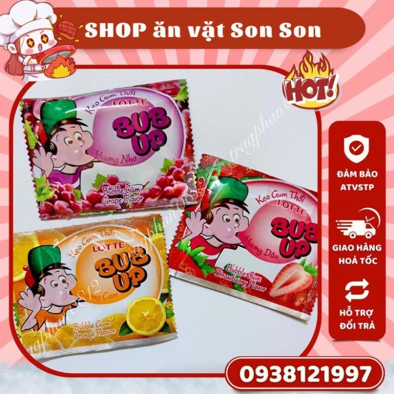 Kẹo cao su gum thổi Bub up Lotte hương trái cây   - Son Son