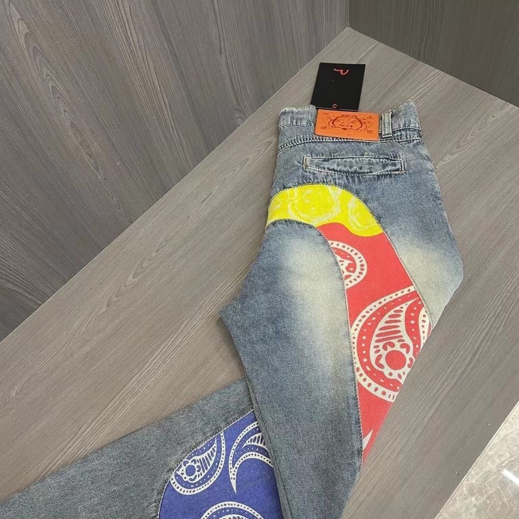 Quần jeans Thêu Họa Tiết s Fushen size M Thời Trang Cho Nam