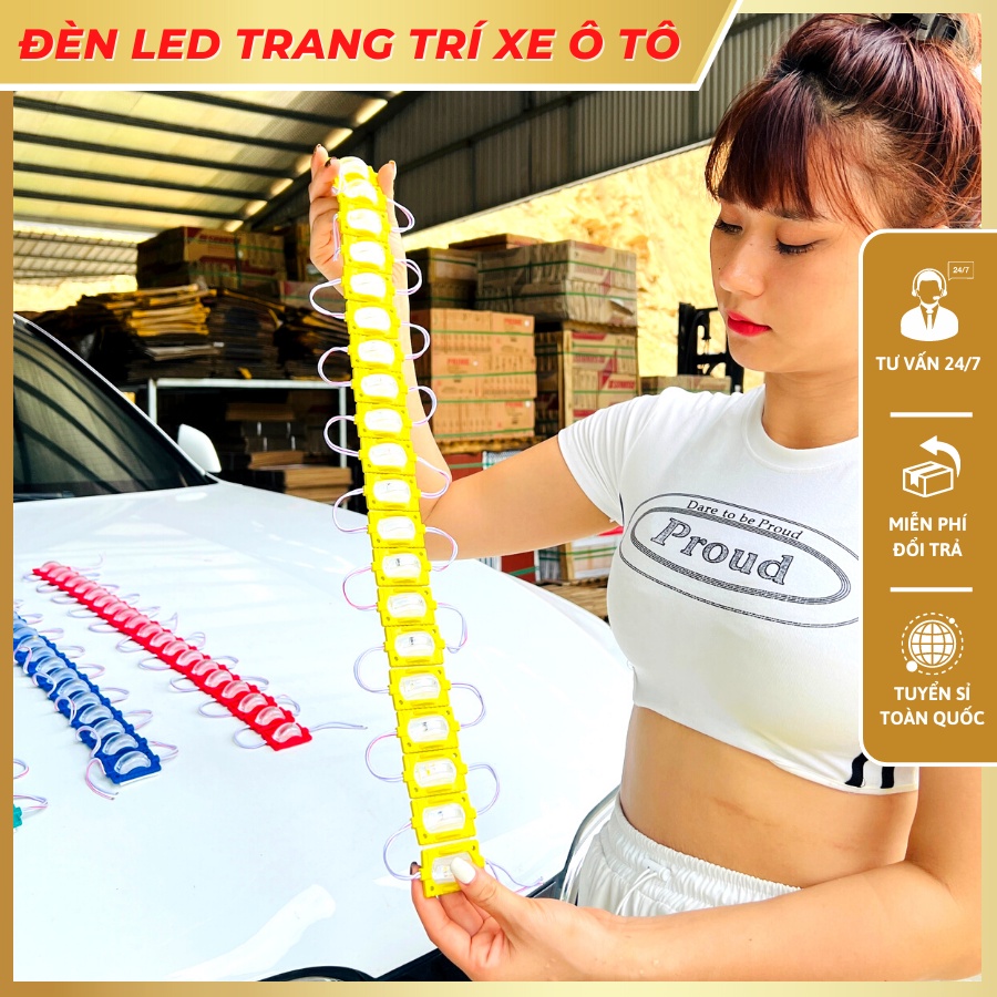 Đèn trang trí Ga lang và gầm xe tải điện 12v và 24v nhiều màu