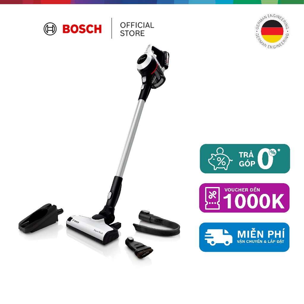 Máy hút bụi không dây Bosch BCS61113 - Series 6  - Hàng chính hãng