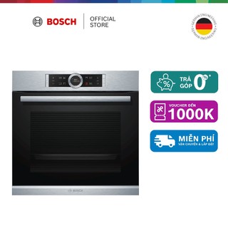 Lò nướng âm tủ 71l 3600w hbg633bs1a - series 8 - hàng chính hãng