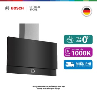Máy hút mùi gắn tường bosch dwf97rv60b - series 8 mặt kính phẳng