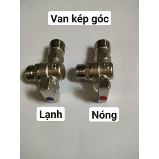 Van góc L ren ngoài 15, Van kép góc