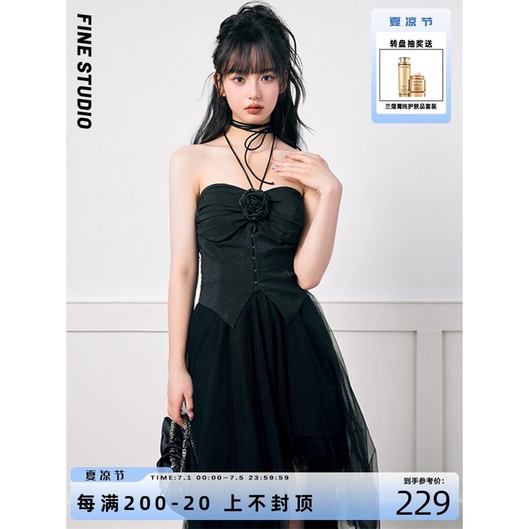 Áo Ống Màu Đen Thời Trang Mùa Hè Quyến Rũ Cho Nữ