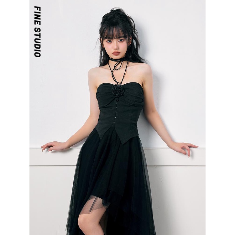 Áo Ống Màu Đen Thời Trang Mùa Hè Quyến Rũ Cho Nữ