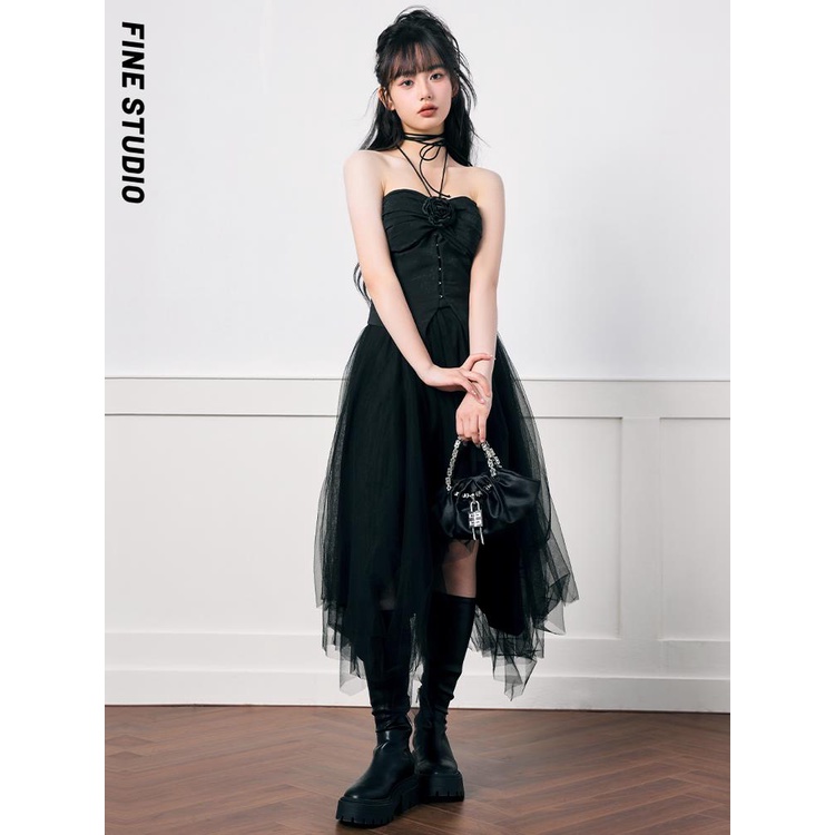 Áo Ống Màu Đen Thời Trang Mùa Hè Quyến Rũ Cho Nữ