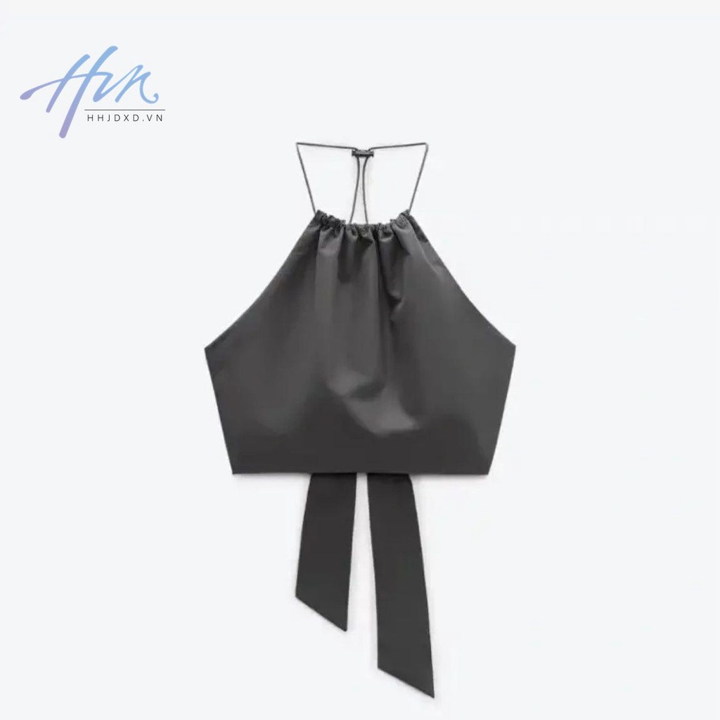 Áo Hai Dây Ngắn Gợi Cảm Phong Cách Mới 2023 Cho Nữ