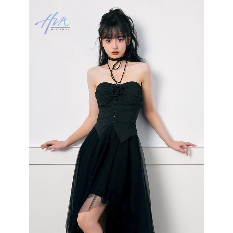 Áo Ống Màu Đen Thời Trang Mùa Hè Quyến Rũ Cho Nữ