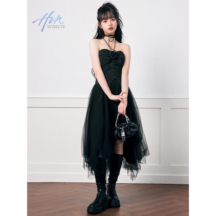 Áo Ống Màu Đen Thời Trang Mùa Hè Quyến Rũ Cho Nữ