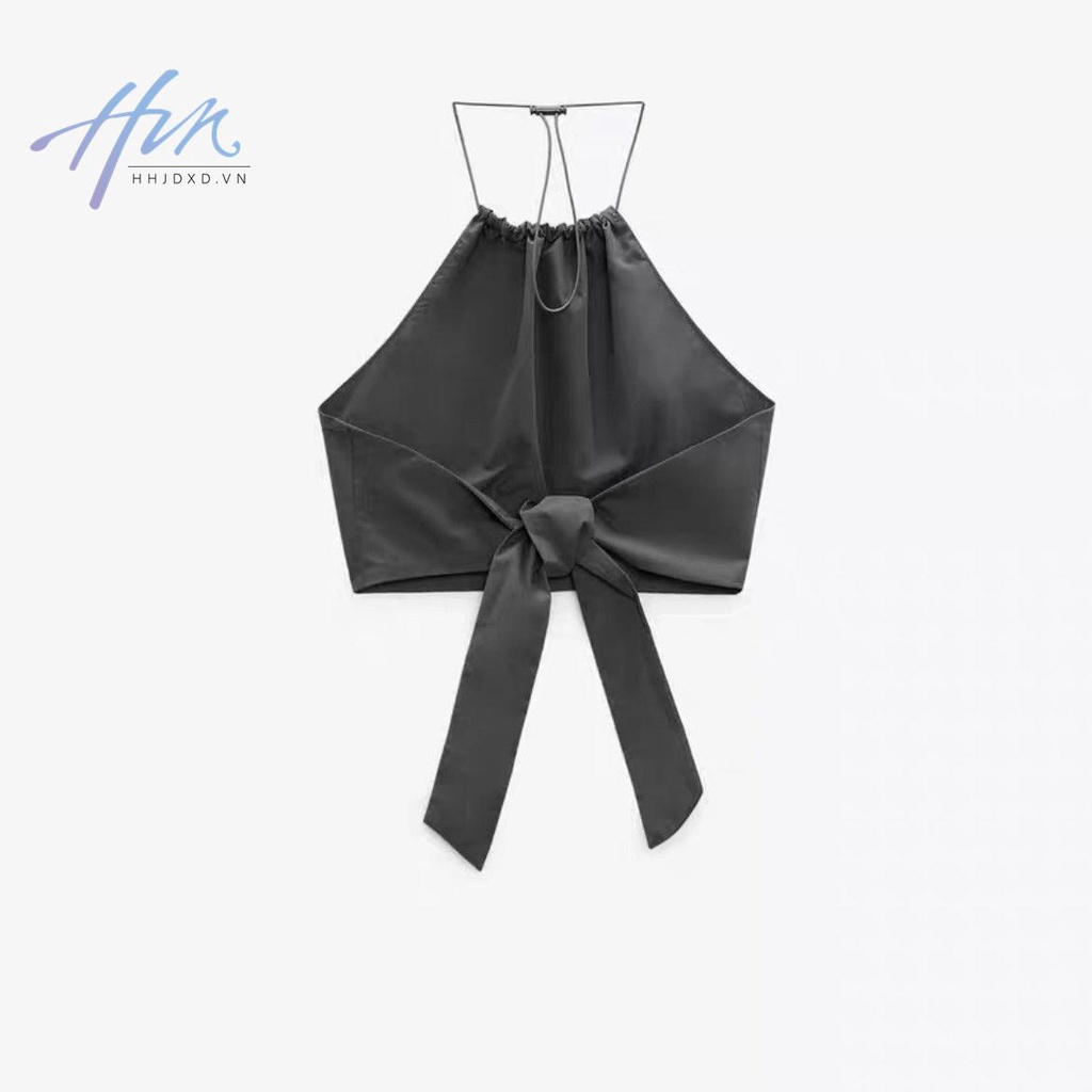 Áo Hai Dây Ngắn Gợi Cảm Phong Cách Mới 2023 Cho Nữ