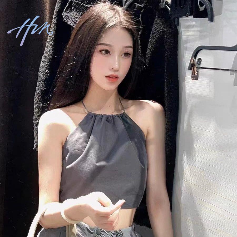 Áo Hai Dây Ngắn Gợi Cảm Phong Cách Mới 2023 Cho Nữ