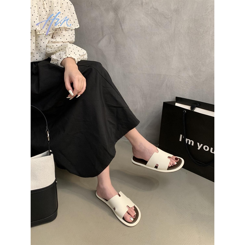 Dép Sandal Đế Bằng Phong Cách Hàn Quốc Thời Trang Mùa Hè 2023 Mới Cho Nữ