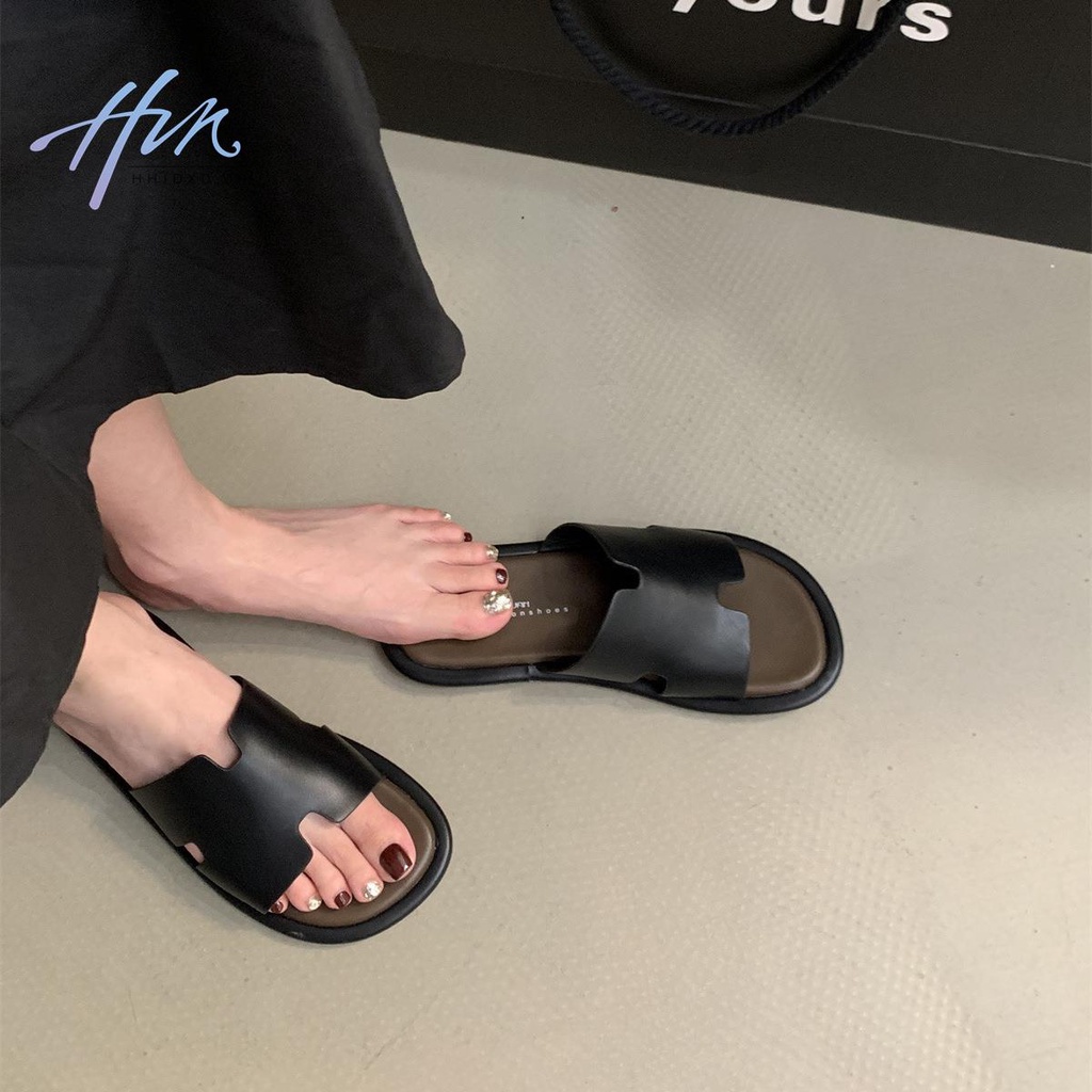 Dép Sandal Đế Bằng Phong Cách Hàn Quốc Thời Trang Mùa Hè 2023 Mới Cho Nữ