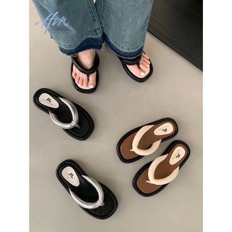 Dép Sandal Đế Dày Thời Trang Mùa Hè 2023 Phong Cách Retro Cho Nữ