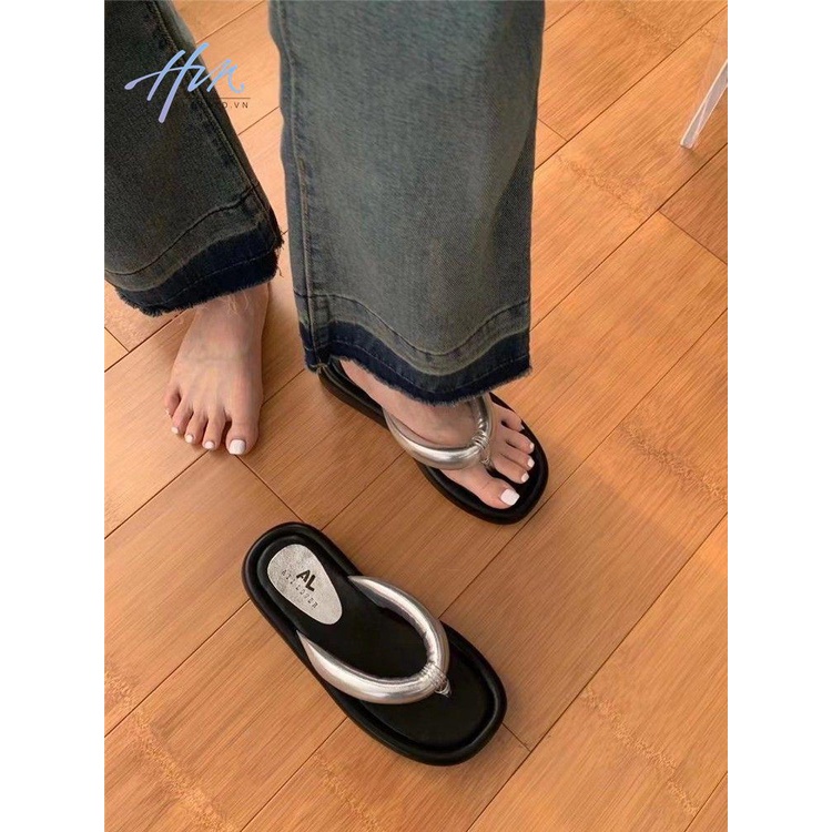 Dép Sandal Đế Dày Thời Trang Mùa Hè 2023 Phong Cách Retro Cho Nữ