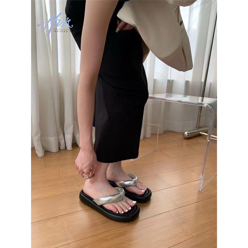Dép Sandal Đế Dày Thời Trang Mùa Hè 2023 Phong Cách Retro Cho Nữ