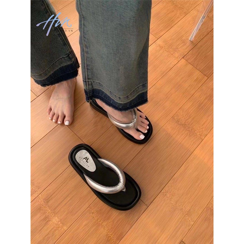 Dép Sandal Đế Dày Thời Trang Mùa Hè 2023 Phong Cách Retro Cho Nữ