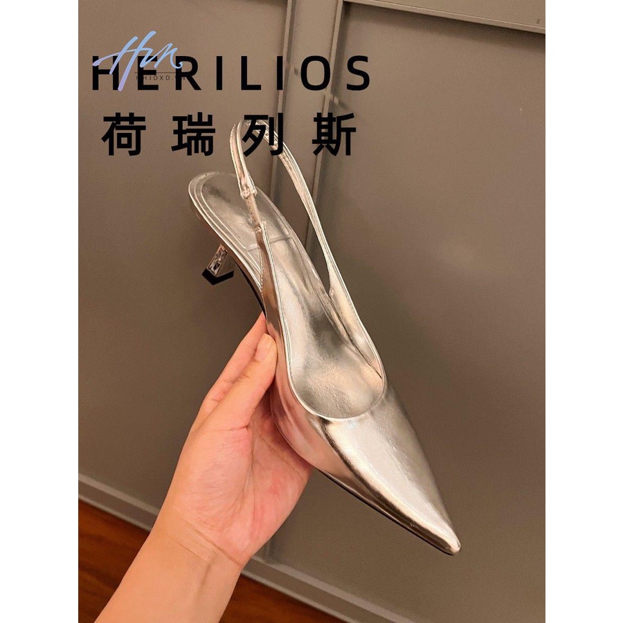 Sandal Cao Gót Mũi Nhọn Thiết Kế Mới Thời Trang Mùa Hè 2023