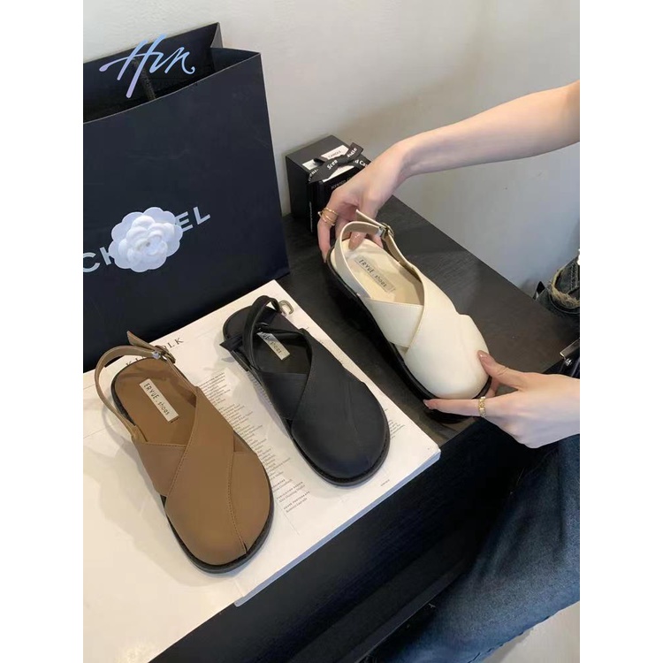 Sandal Đế Bằng Thiết Kế Mới Thời Trang Mùa Hè 2023 Theo Phong Cách Hàn Quốc Cho Nữ