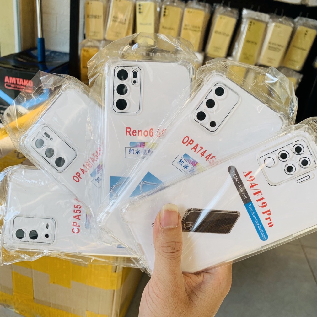 Ốp  trong chống sốc Oppo A16 A16k A17k A1k A52 A54 Â55 A57 A58 A59 A74 A76 A93 A94 A5s A15 A53F9A3SReno6ZF5 F7F11 F11pro