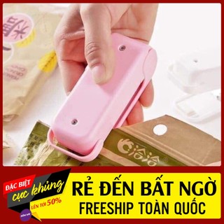 Máy hàn miệng túi mini cầm tay sử dụng pin