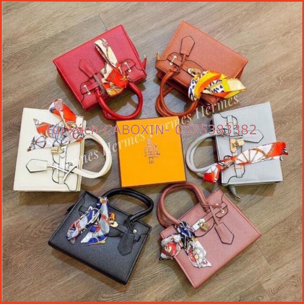 Túi xách công sở nữ tặng kèm khăn size 25cm - túi xách CABOXIN