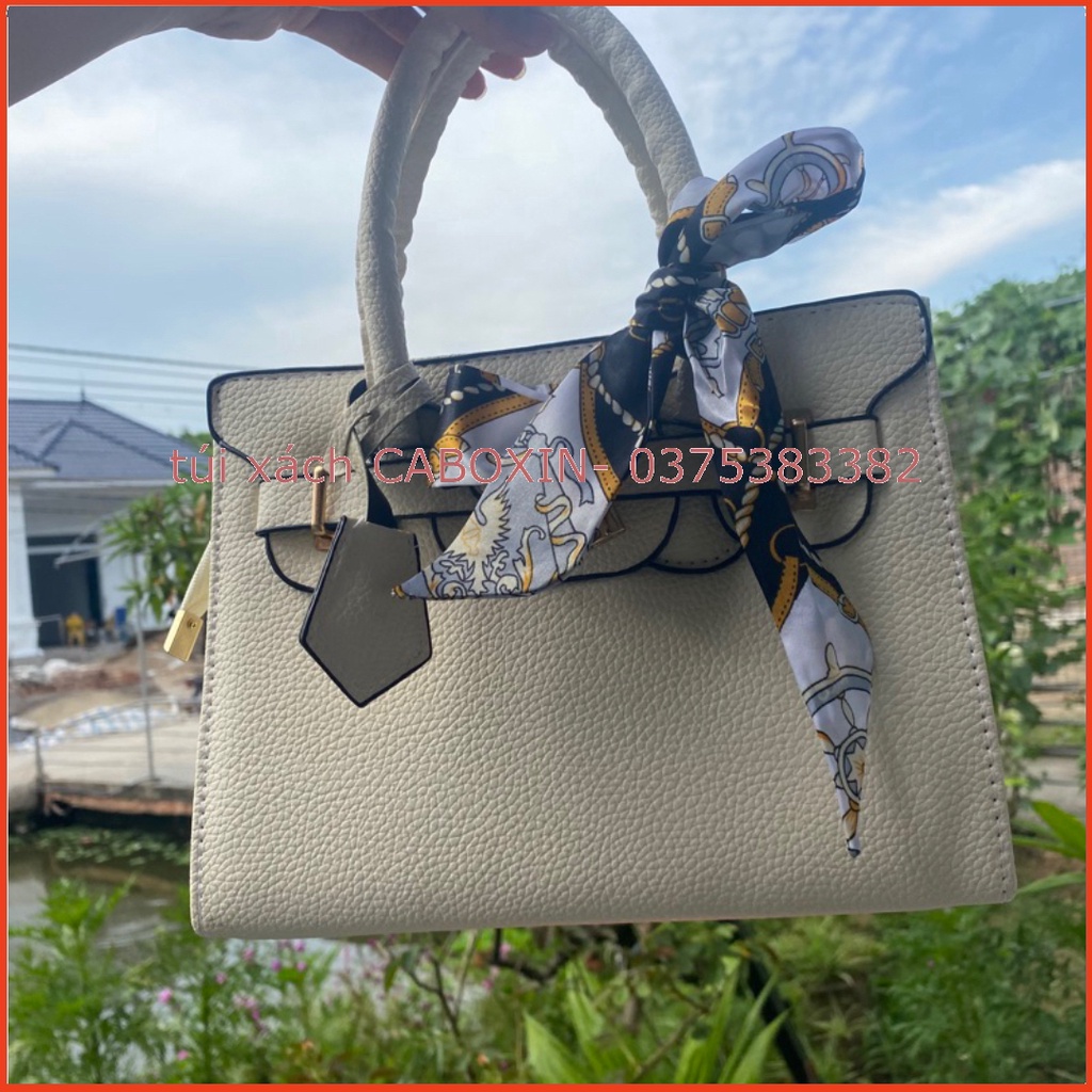 Túi xách công sở nữ tặng kèm khăn size 25cm - túi xách CABOXIN