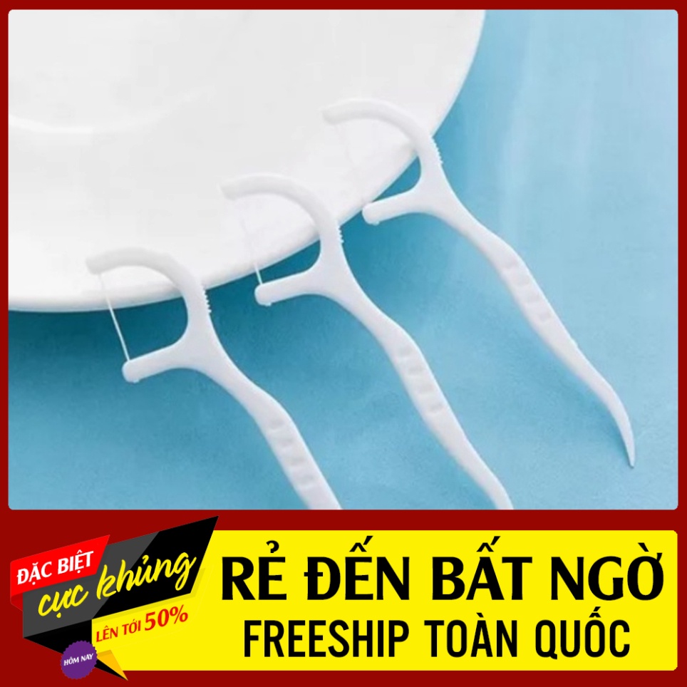 Hộp 50 que tăm xỉa răng nha khoa dùng 1 lần