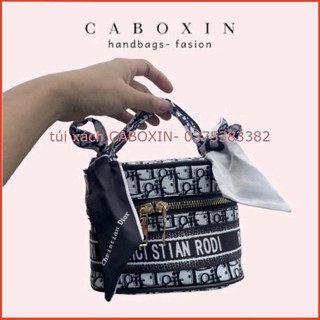 túi xách nữ cá tính dáng cặp lồng tặng khăn,2 khoá( thêm hộp thêm 20k) -CABOXIN tuyển sỉ toàn quốc