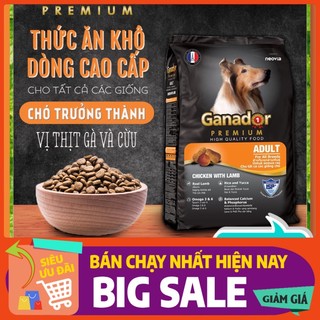 Hạt ganador adult 1,5kg - thức ăn hạt khô cho cún lớn cho