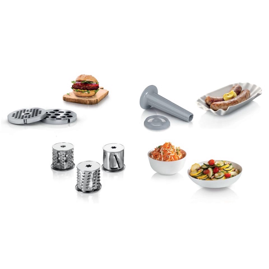 Máy Xay Thịt BOSCH MFW2520W SMARTPOWER, Máy Làm Chả Giò, Xúc Xích, Mì, Made in Poland, BH 12 Tháng, Bepchauau