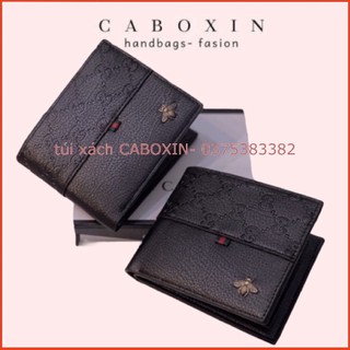 Ví da thời trang nam sành điệu có hộp đựng sang trọng - caboxin tuyển sỉ toàn quốc