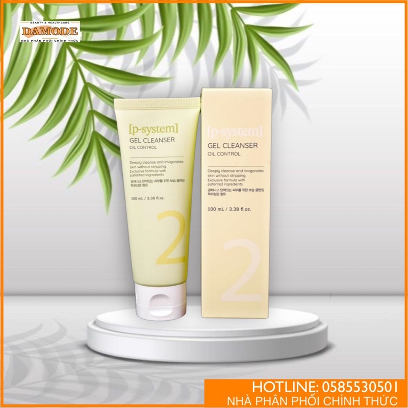 Sửa Rửa Mặt Gel Cleaner Oil Control Hàn Quốc Dành Cho Da dầu, Mụn, Hổn Hợp - Damode