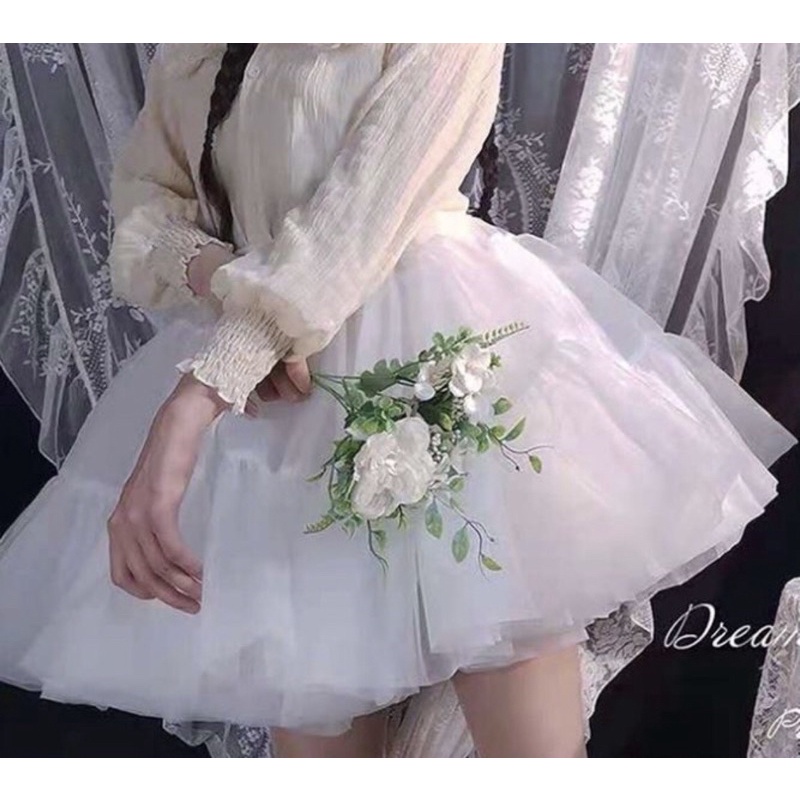 Tùng phồng trắng cho váy 45cm  | Windy pinky✨